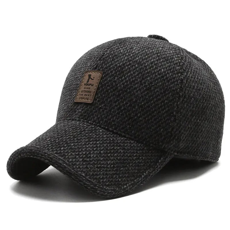 🧢Șapcă călduroasă pentru bărbați cu protecție pentru urechi – confort pentru toamnă și iarnă