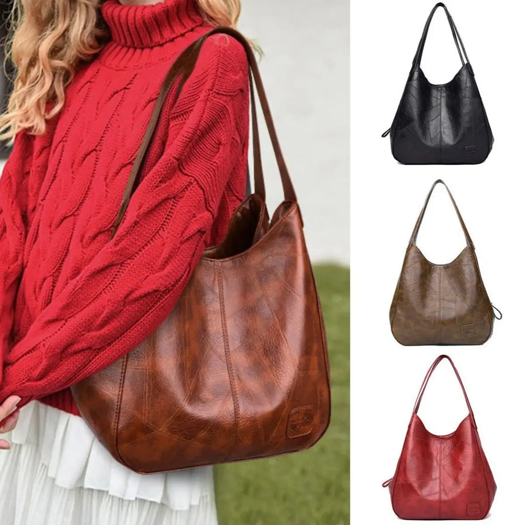 🏆【Cumpărați 1, primiți 1 gratuit】👜2026 geantă nouă de umăr din piele naturală, realizată manual, la modă și versatilă