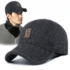 🧢Șapcă călduroasă pentru bărbați cu protecție pentru urechi – confort pentru toamnă și iarnă