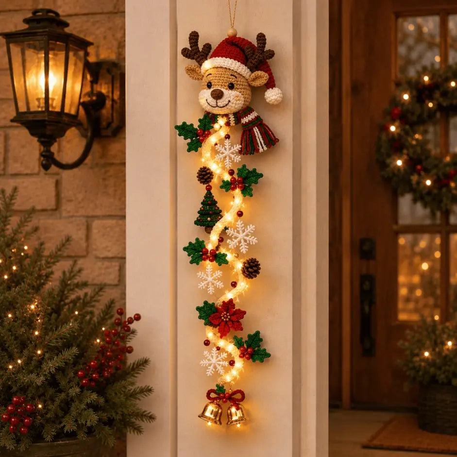 Ultima zi! 🎄🎃🎅 Profită de o reducere de 49% la decorațiunile luminoase de Crăciun pentru ușă!