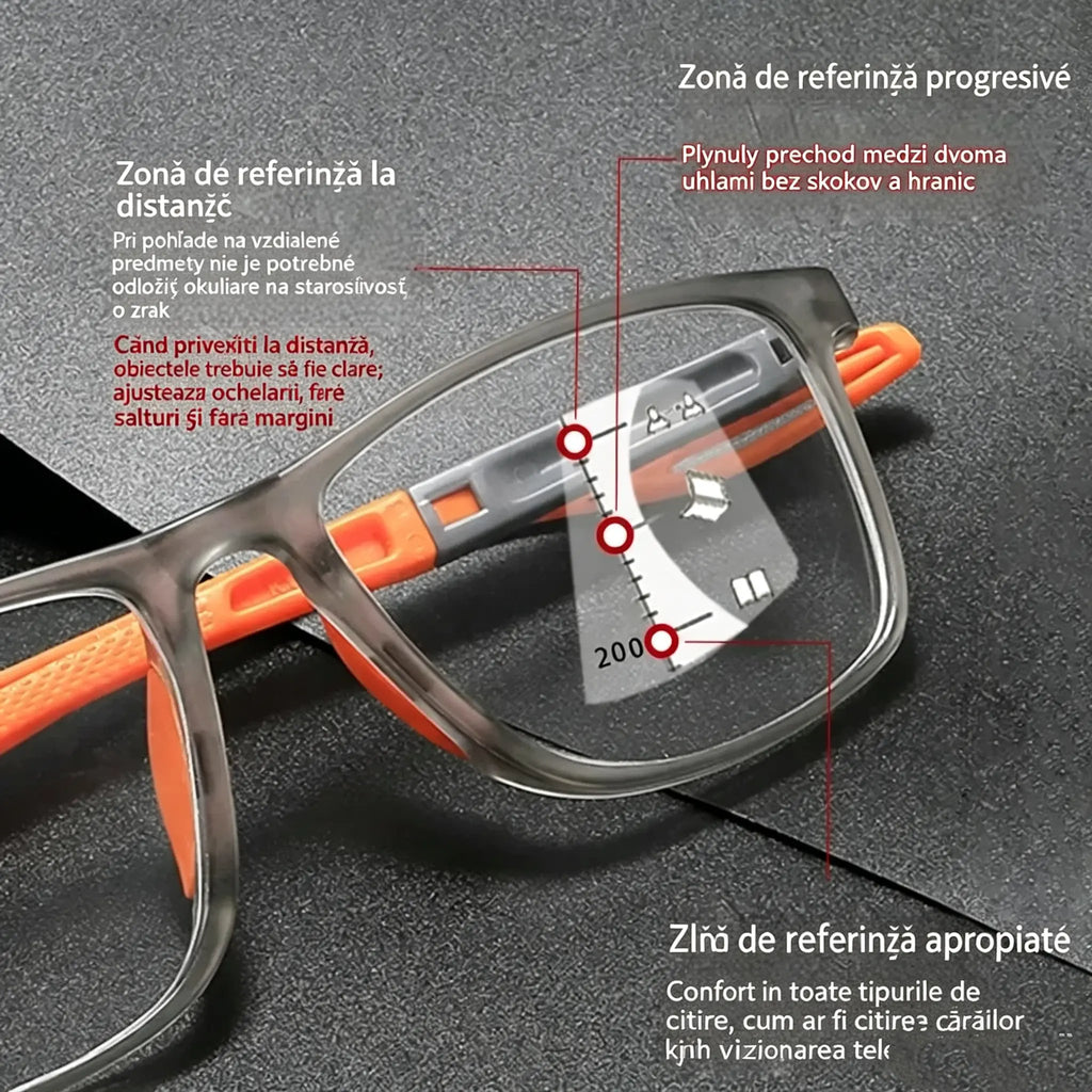 🕶️Ochelari de citit fotochromatici, ultra-ușori, cu rezoluție înaltă, special concepuți pentru persoanele în vârstă.