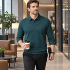 🔥【M-4XL】Polo gros și călduros de iarnă pentru bărbați | Catifea premium, moale și călduroasă