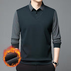 🔥【M-4XL】Polo gros și călduros de iarnă pentru bărbați | Catifea premium, moale și călduroasă