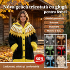 ✨✨【S~5XL】Jachetă elegantă, retro, colorată, cu imprimeu și glugă
