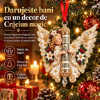 ✨Decorațiune de Crăciun pentru suportul de bani, cu un înger