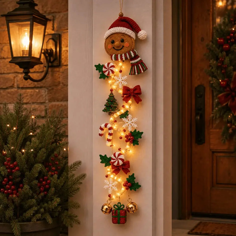 Ultima zi! 🎄🎃🎅 Profită de o reducere de 49% la decorațiunile luminoase de Crăciun pentru ușă!
