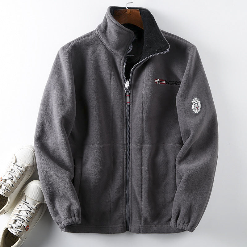 👔【S-3XL】Geacă Reversibilă Călduroasă din Lână și Bumbac pentru Bărbați – Perfectă pentru Iarnă și Toamnă
