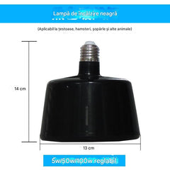 Negru --- broaște țestoase, hamsteri, șopârle etc.