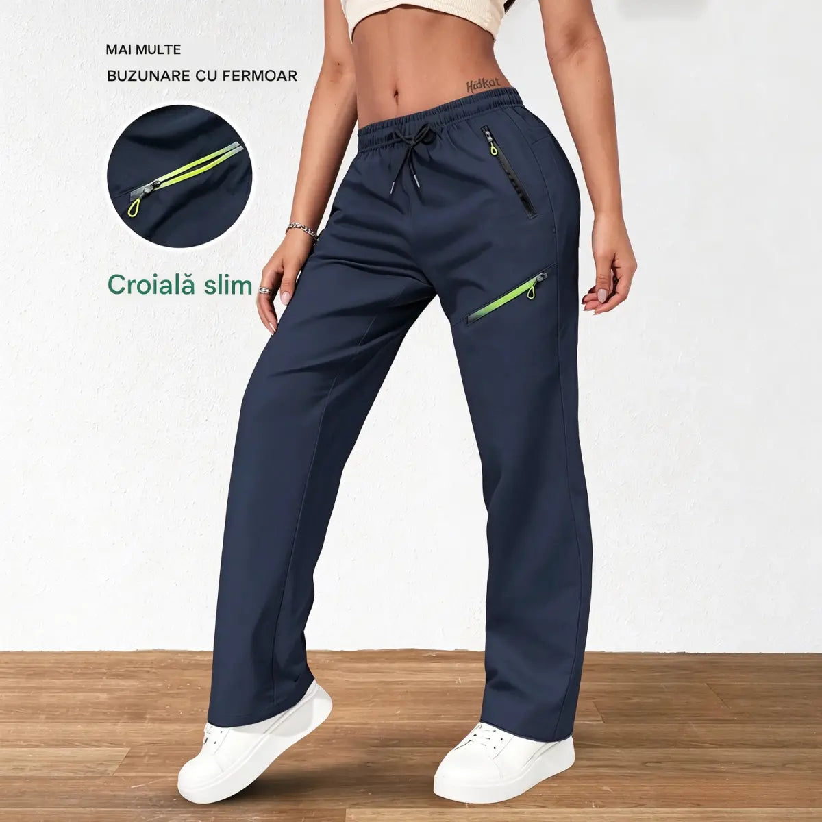 ⏳ Ofertă limitată 🔥 Pantaloni cargo cu croială dreaptă pentru femei — Talie elastică; ideali pentru muncă, călătorii și ținutele de zi cu zi 👖✨