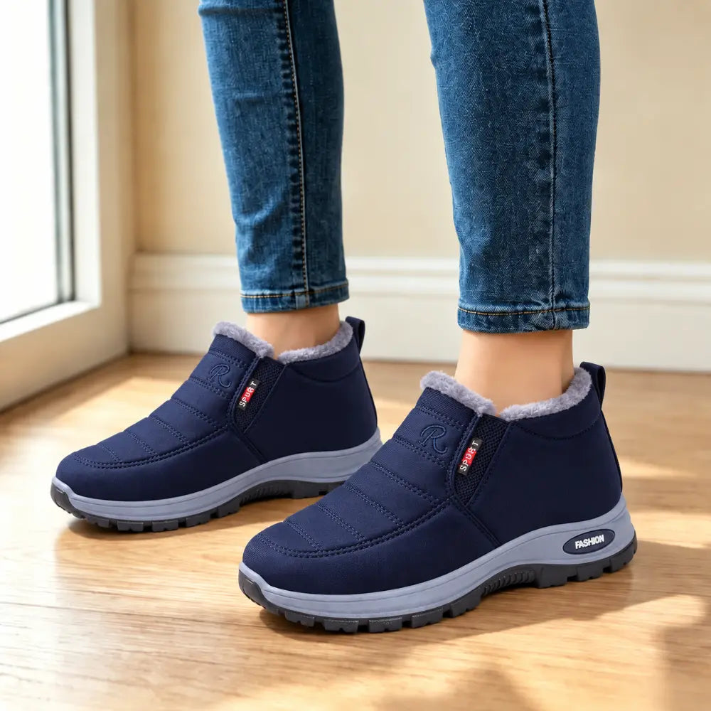 ❄️🔥👢【Pantofi unisex】Cizme de iarnă căptușite cu blană! Îți țin de cald și îți oferă siguranță în timpul mersului! 【35-47】