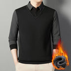 🔥【M-4XL】Polo gros și călduros de iarnă pentru bărbați | Catifea premium, moale și călduroasă