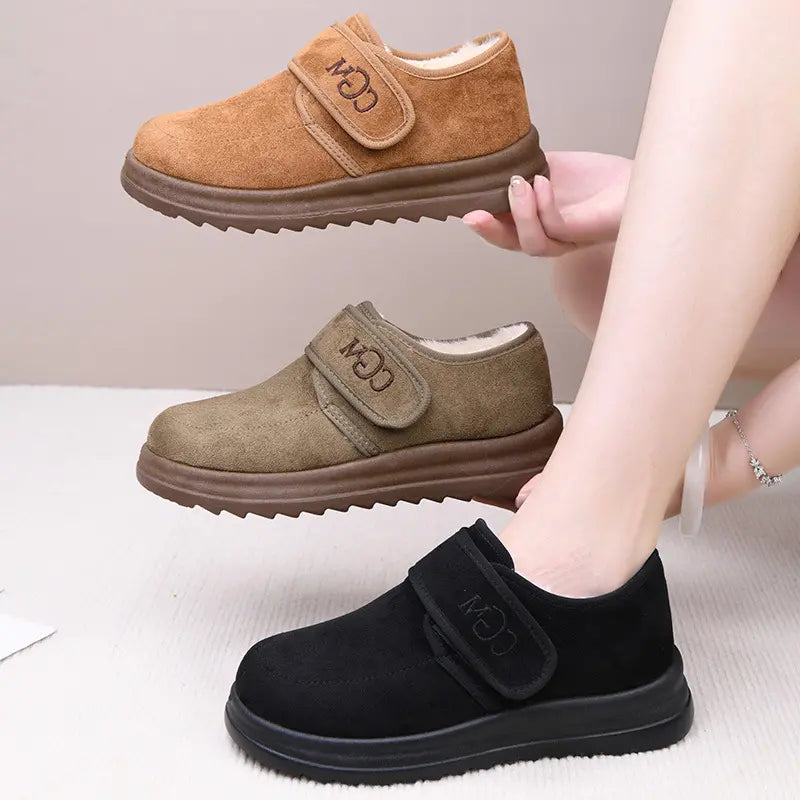 🏆😍30% reducere!🔥【36-41】Ghete scurte de iarnă la modă, într-un stil nou, pentru femei, cu pompoane pufoase