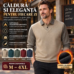 🔥【M-4XL】Polo gros și călduros de iarnă pentru bărbați | Catifea premium, moale și călduroasă