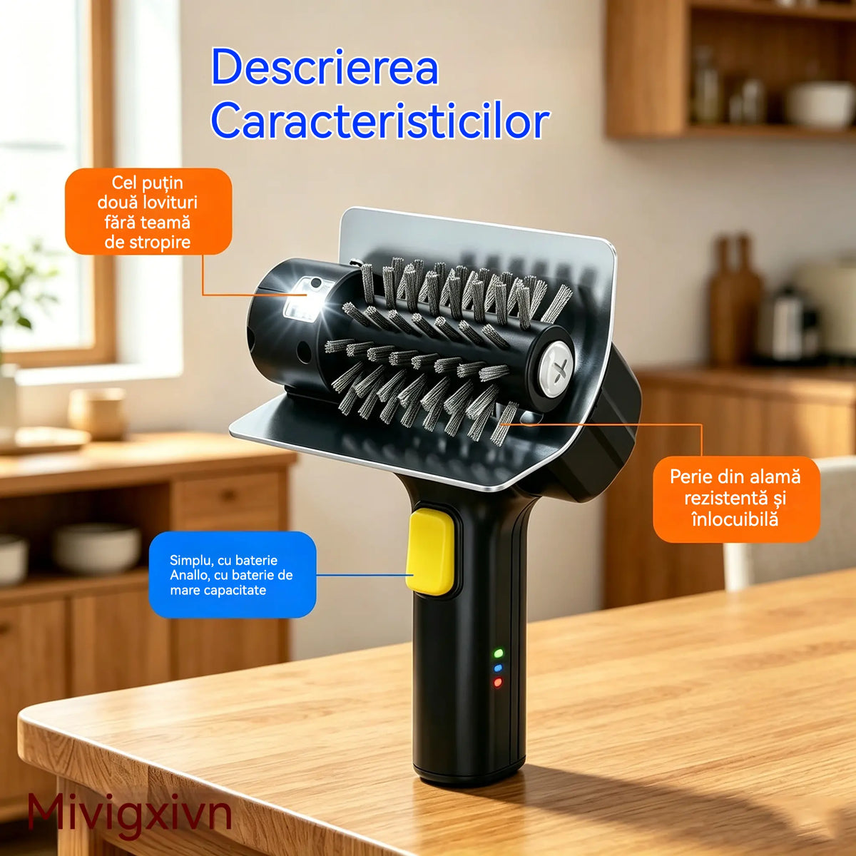🔋🧹 Cepillo eléctrico inalámbrico para limpieza de barbacoas – batería de litio, multifuncional y fácil de usar 🔥🍖