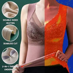 🔥【3 bucăț】❤️【40-100kg】Lenjerie intimă din dantelă pentru toamnă și iarnă, cu efect de susținere și modelare a bustului