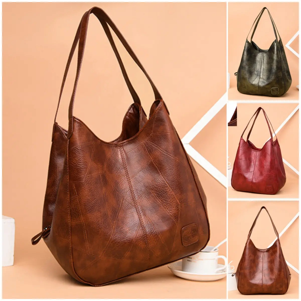 🏆【Cumpărați 1, primiți 1 gratuit】👜2026 geantă nouă de umăr din piele naturală, realizată manual, la modă și versatilă