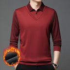 🔥【M-4XL】Polo gros și călduros de iarnă pentru bărbați | Catifea premium, moale și călduroasă