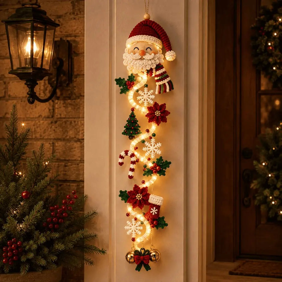 Ultima zi! 🎄🎃🎅 Profită de o reducere de 49% la decorațiunile luminoase de Crăciun pentru ușă!