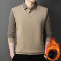 🔥【M-4XL】Polo gros și călduros de iarnă pentru bărbați | Catifea premium, moale și călduroasă